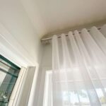 White Sheer Curtains — iQ Shutters in Warana QLD